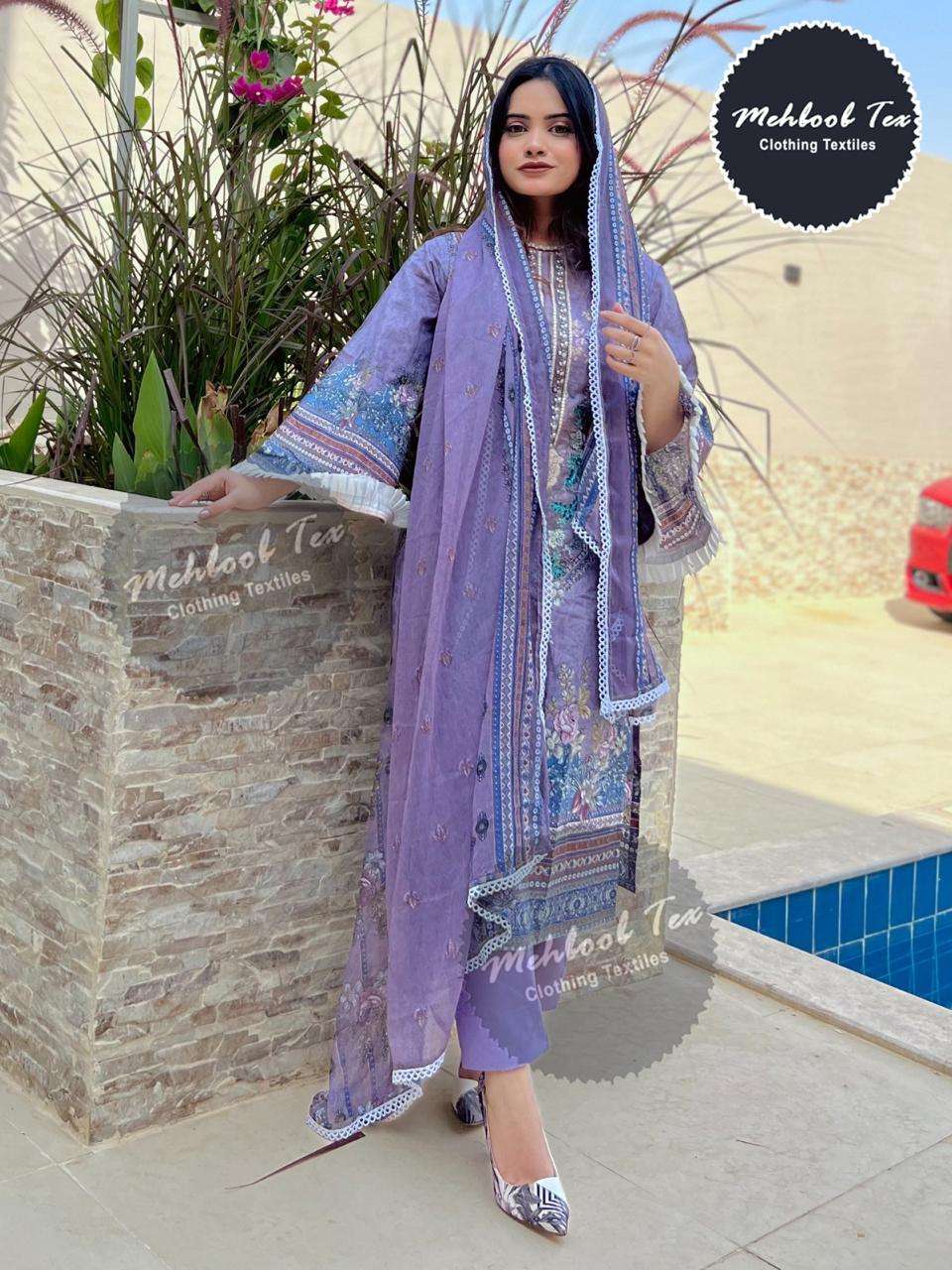 TAWAKKAL 1166 HIT DESIGN BY MEHBOOB TEX PURE COTTON PRINT WORK PAKISTANI DRESS