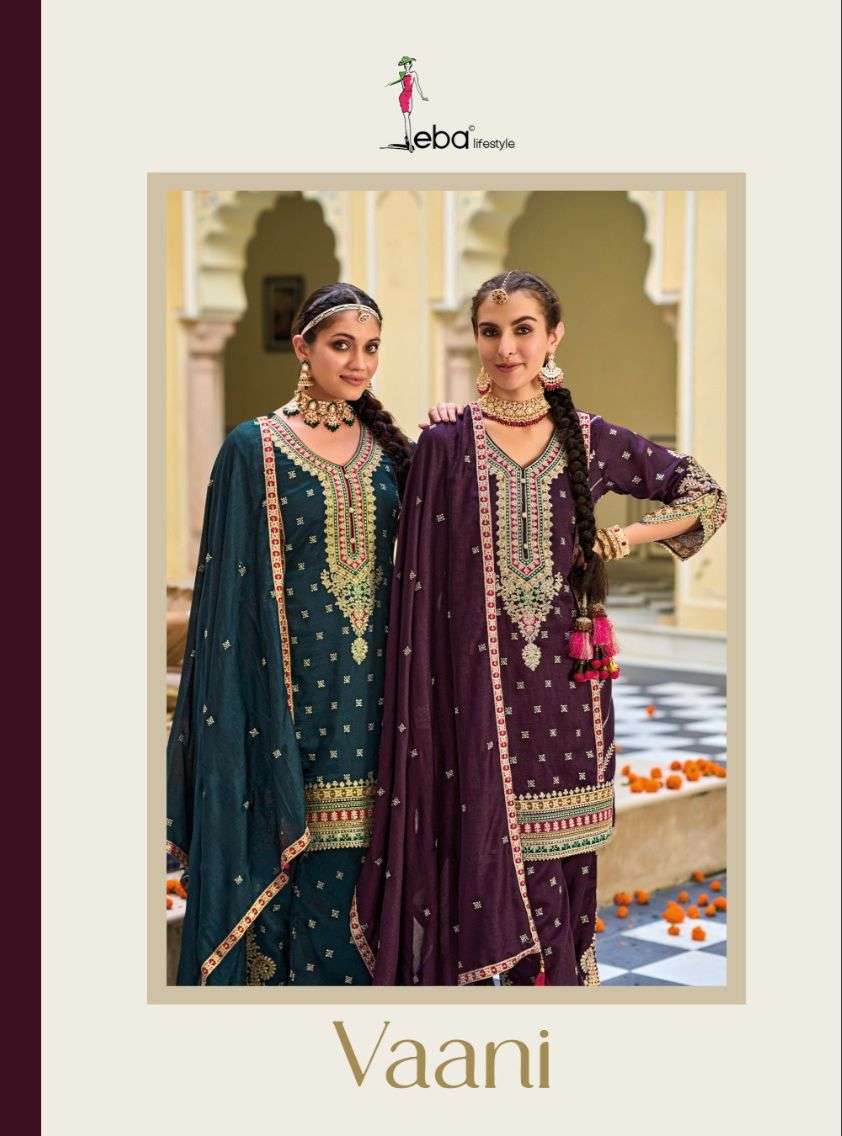 VAANI BY EBA LIFESTYLE 1641 TO 1643 SERIES PREMIUM SILK EMBROIDERY READYMADE DRESSES