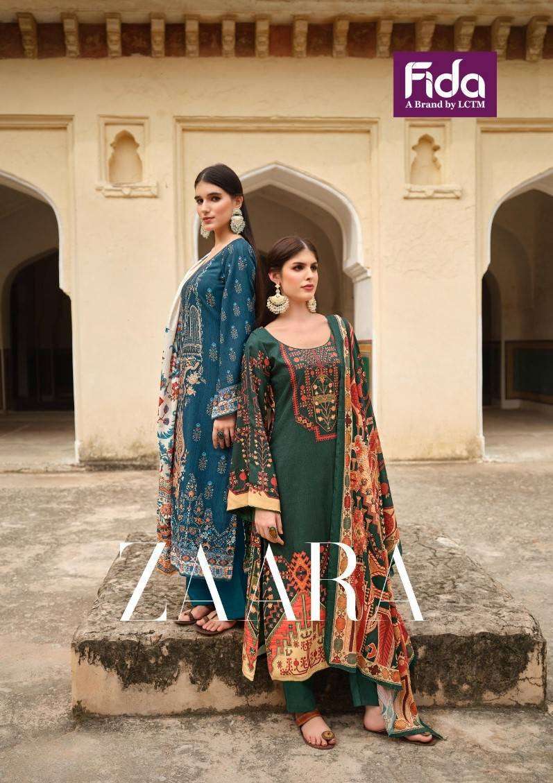 ZAARA BY FIDA 1001 TO 1006 SERIES WOOL PASHMINA PRINT WINTER WEAR DRESSES