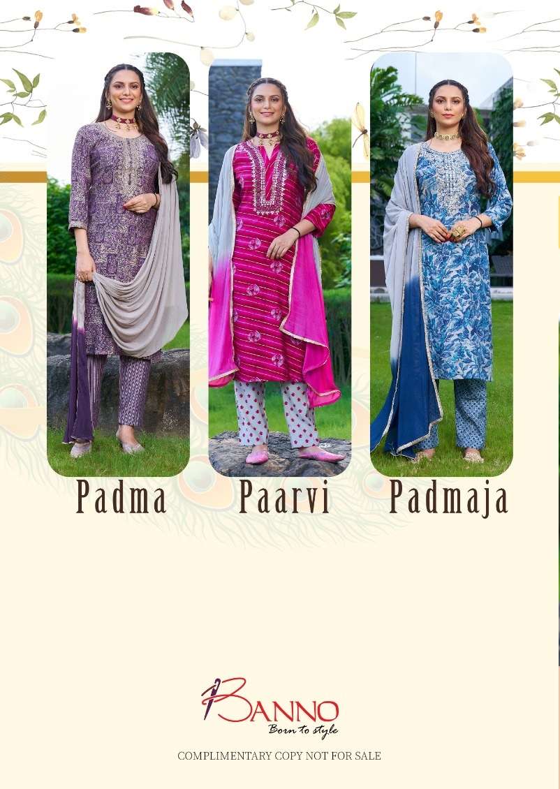 BANNO KHUBSURAT BY AQSAWHOLESALE VISCOSE MODAL PRINT READYMADE DRESSES