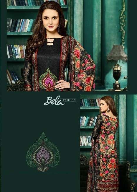 EMINENT BY BELA FASHION 702 TO 710 SERIES VELVET SATIN PRINT WINTER WEAR DRESSES