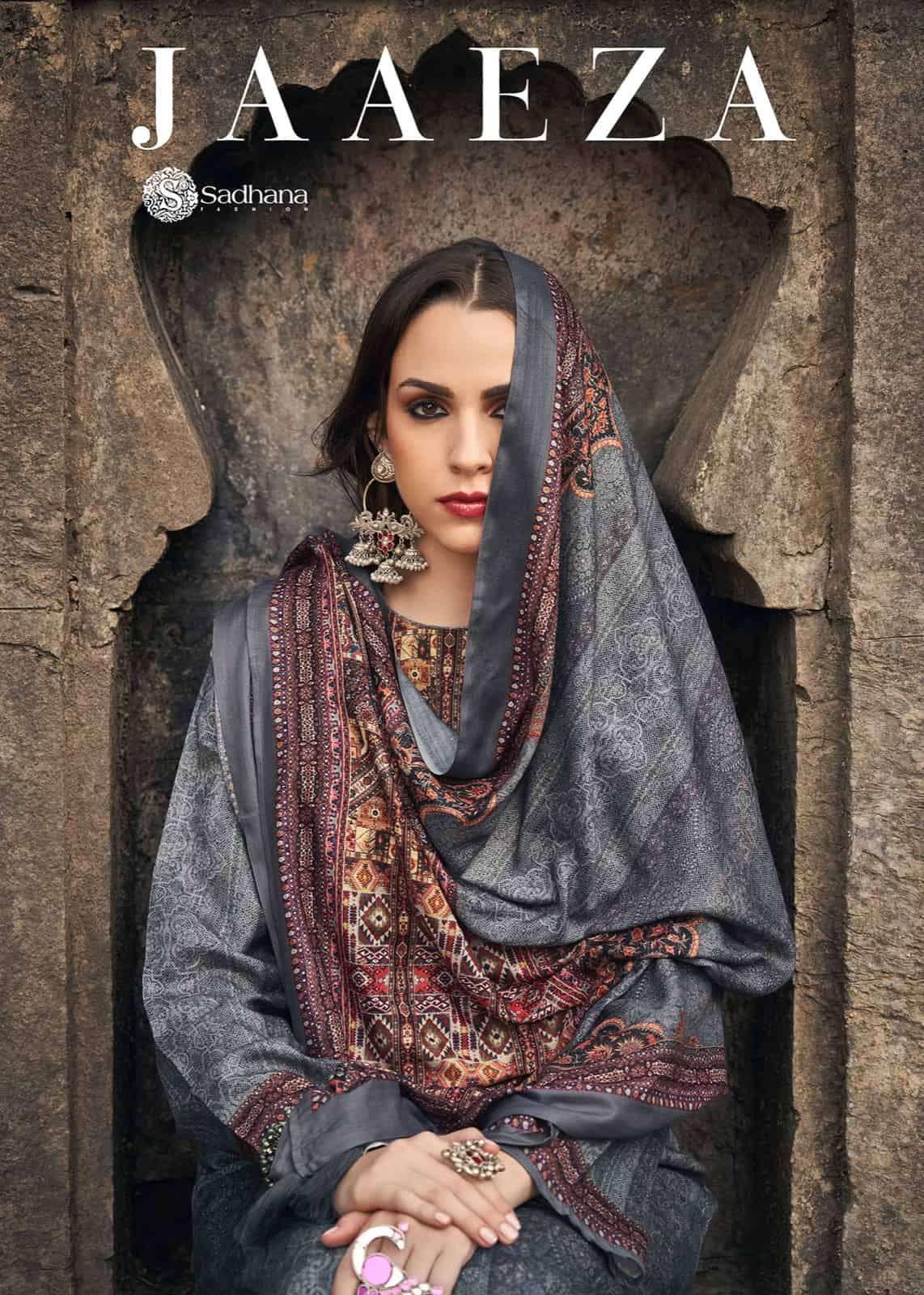 JAAEZA BY SADHANA FASHION 5289 TO 5296 SERIES VISCOSE PASHMINA WORK WINTER DRESSES