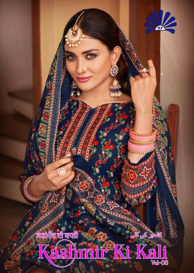 KASHMIR KI KALI VOL-6 BY RADHA FAB 8001 TO 8010 SERIES PASHMINA PRINT WINTER WEAR DRESSES