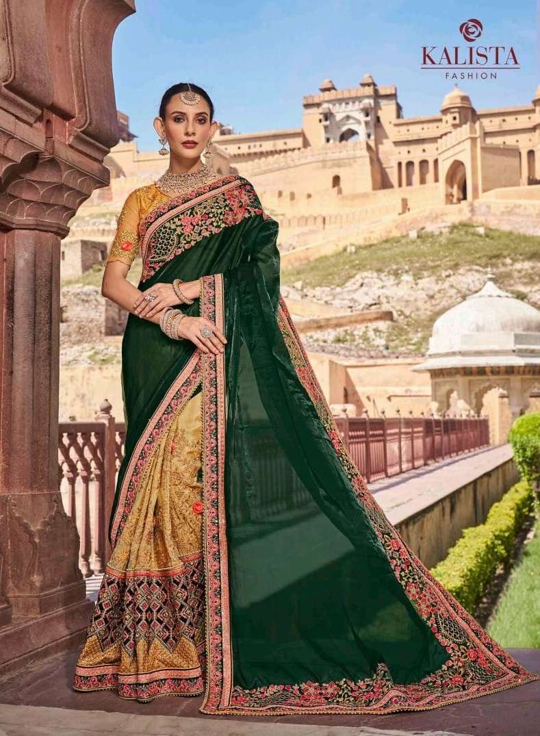 KHWAAB VOL-22 BY KALISTA FASHION 7031 TO 7036 SERIES GEORGETTE WORK SAREES