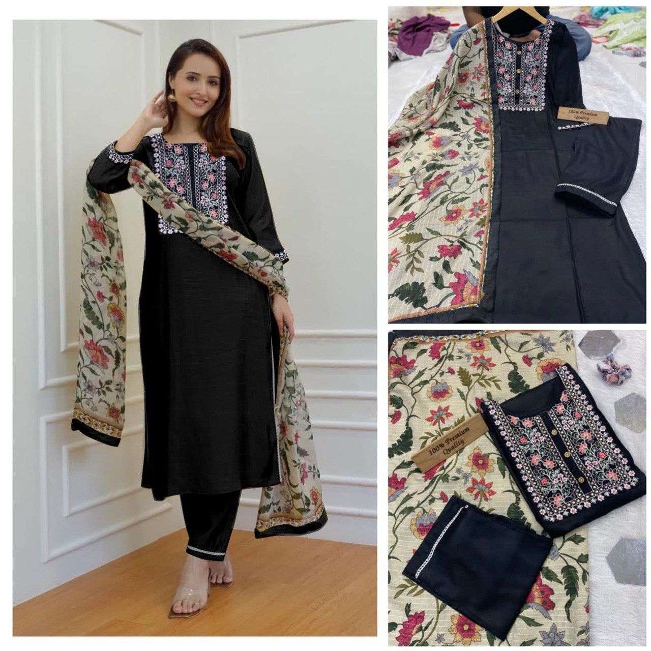 LIC BOOK BY AQSAWHOLESALE PURE RAYON COTTON WORK READYMADE DRESSES