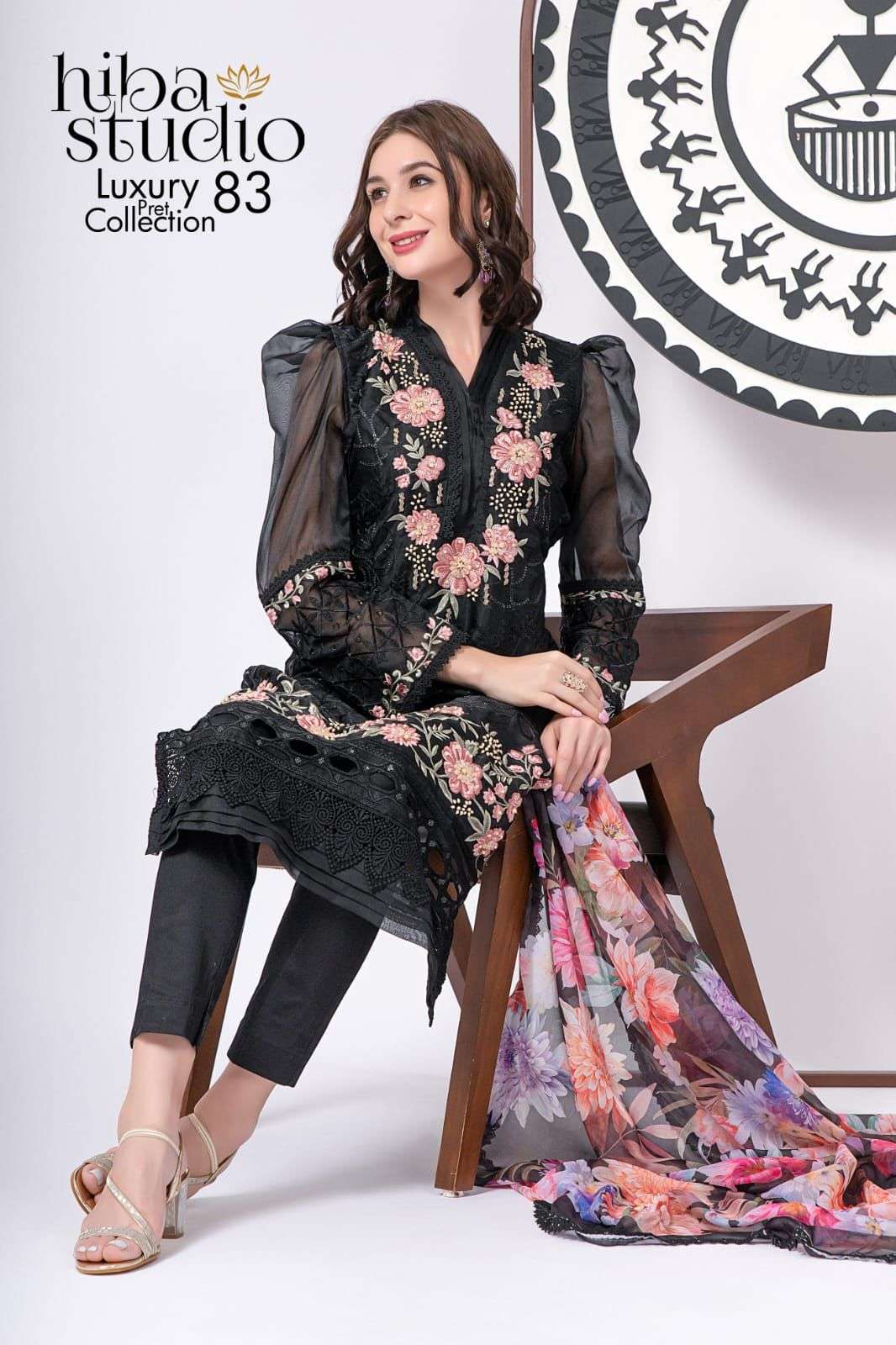 LPC VOL-83 BY HIBA STUDIO PURE COTTON TRATCHABLE WORK READYMADE DRESSES