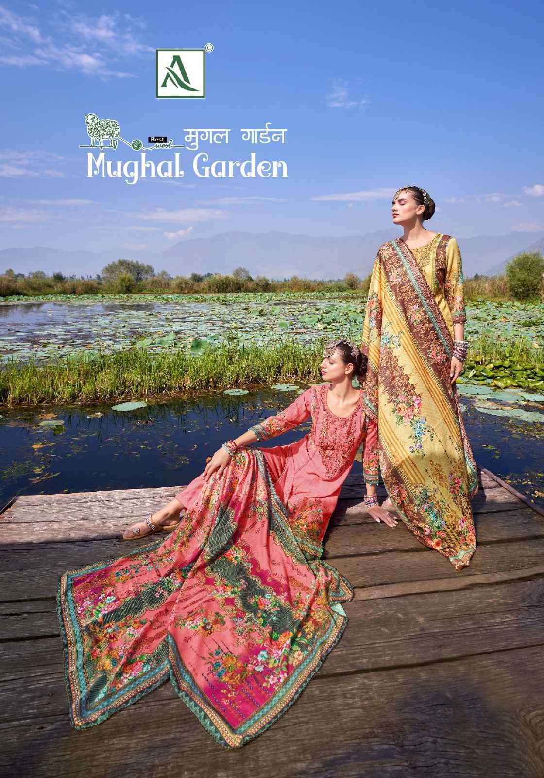 MUGHAL GARDEN BY ALOK SUIT 1382-001 TO 1382-006 SERIES WOOLEN PAKISTANI WINTER WEAR DRESSES