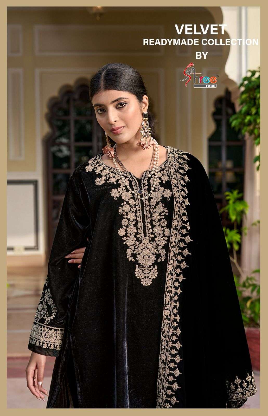 R-1168 COLOURS BY SHREE FABS VELVET EMBROIDERY READYAMDE PAKISTANI DRESSES