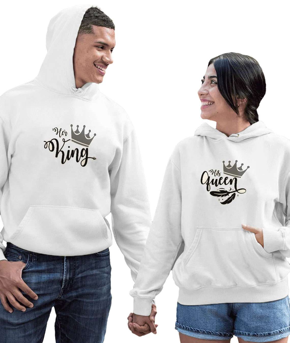 UNISEX COUPLE BY AQSAWHOLESALE SOFT WOOLEN PREMIUM WINTER HOODIES