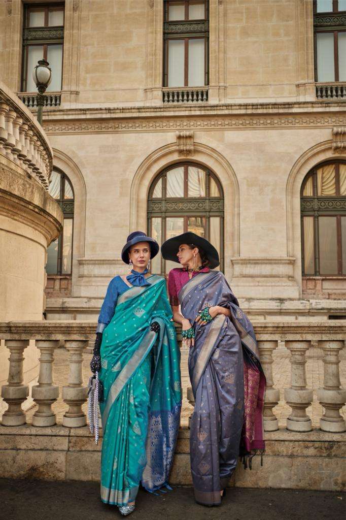 KRAFT SILK BY RAJTEX 347001 TO 347007 SERIES SOFT SILK FESTIVE WEAR SAREES