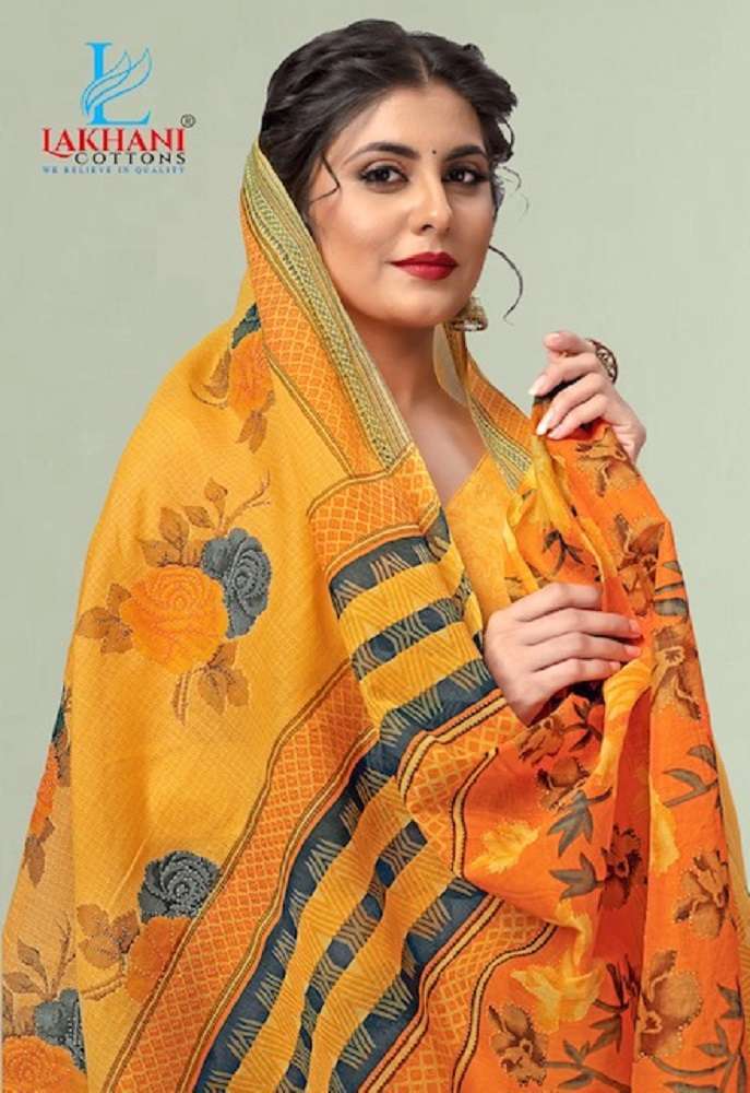 MAGIC COTTON BY LAKHANI COTTON 109 TO 118 SERIES PURE COTTON PRINT CASUAL SAREES