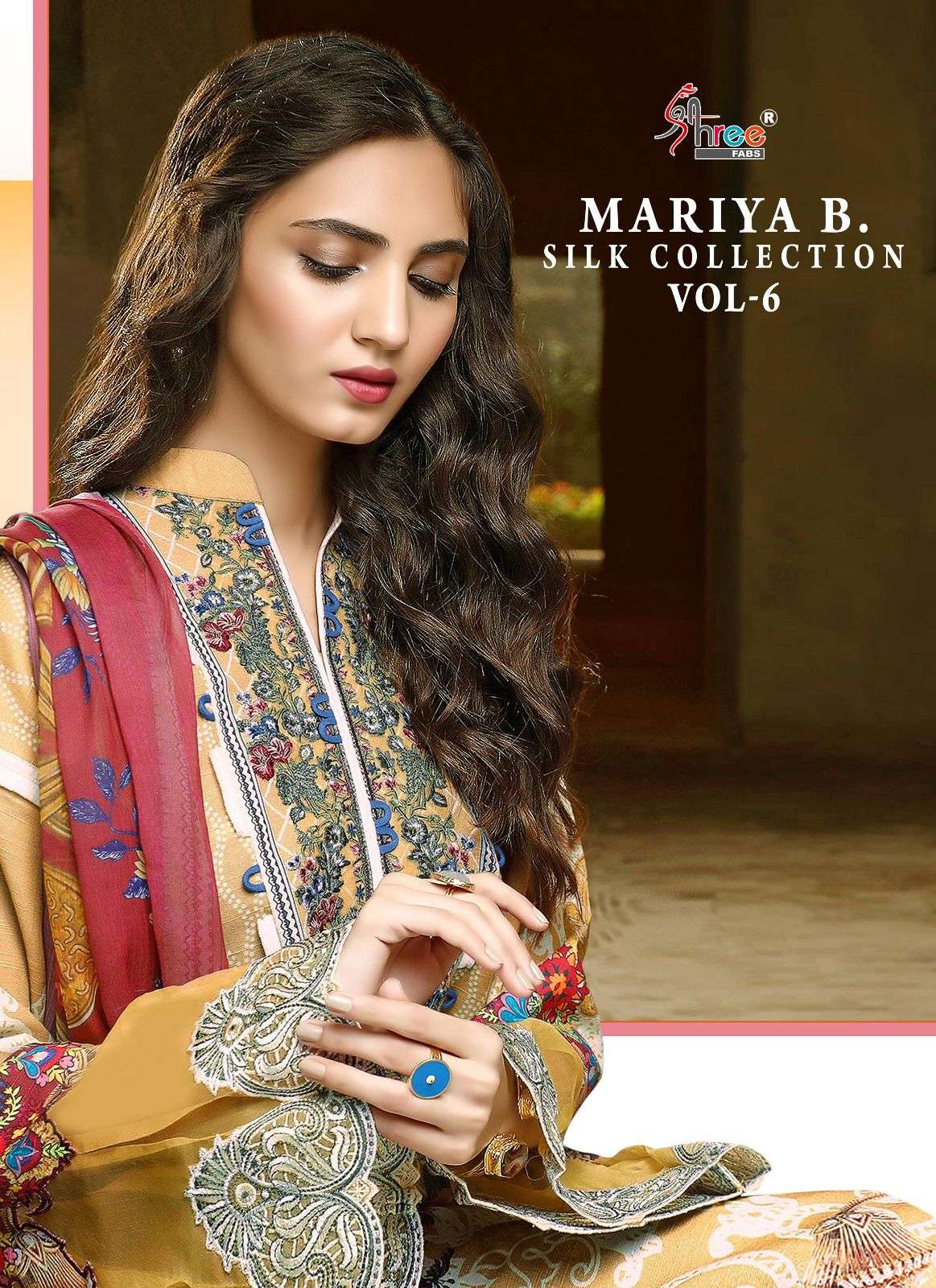 MARIYA B. SILK COLLECTION VOL-6 BY SHREE FABS 3333 TO 3339 SERIES JAPAN SATIN PAKISTANI DRESSES