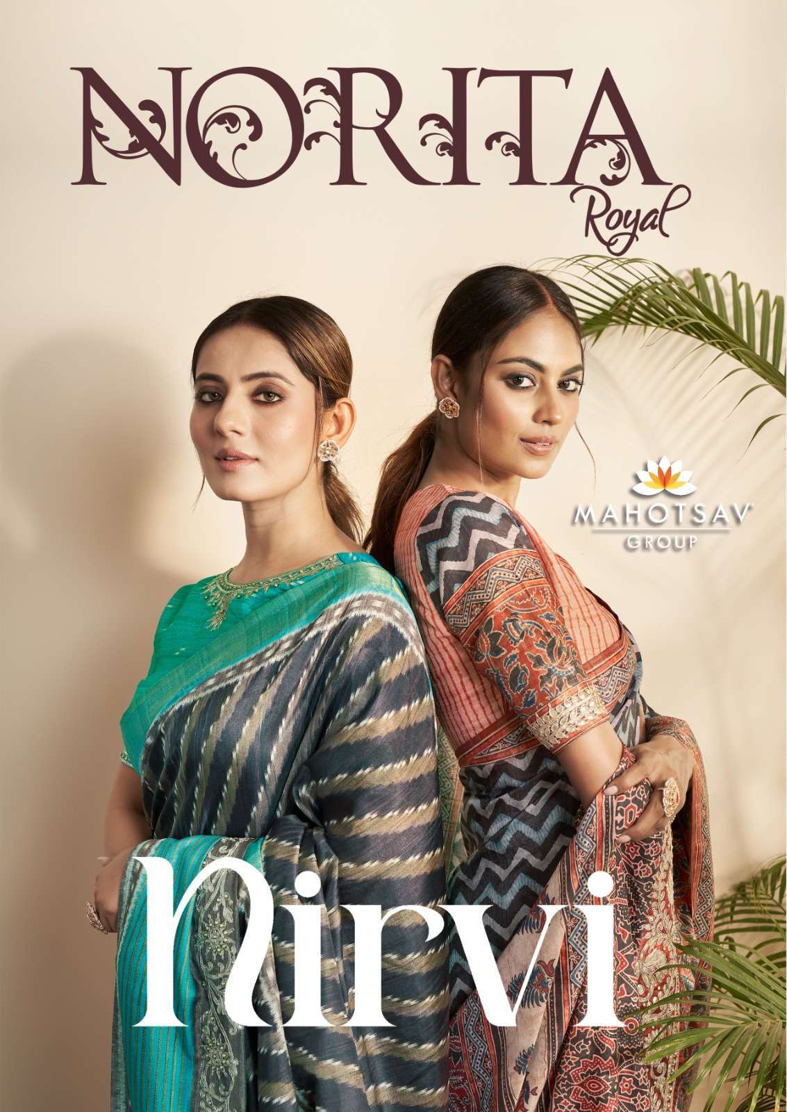 NORITA NIRVI BY MAHOTSAV 43506 TO 43514 SERIES FANCY FABRIC FESTIVE WEAR SAREES