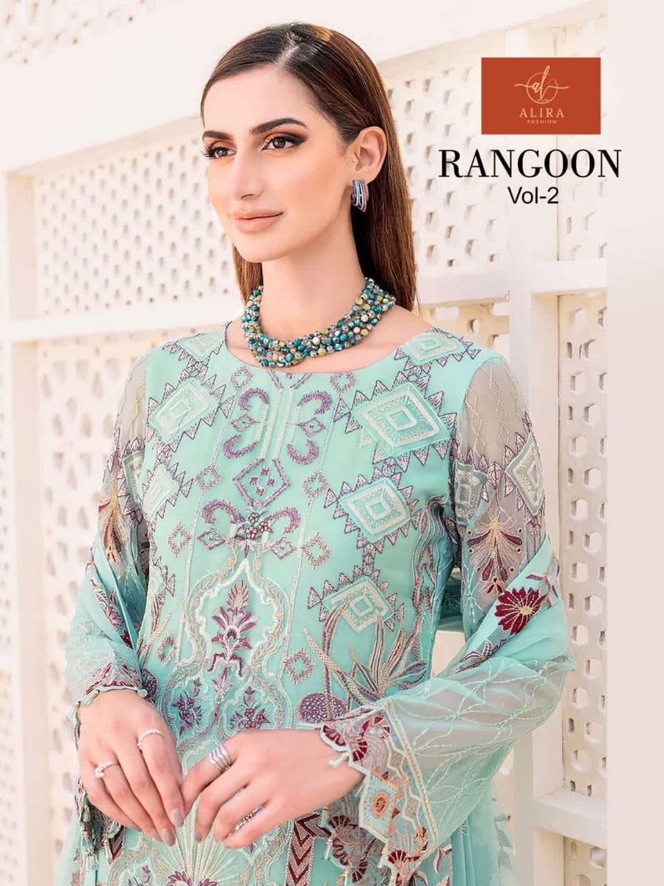 RANGOON VOL-2 BY ALIRA FASHION 23 & 24 SERIES GEORGETTE WORK PAKISTANI DRESSES