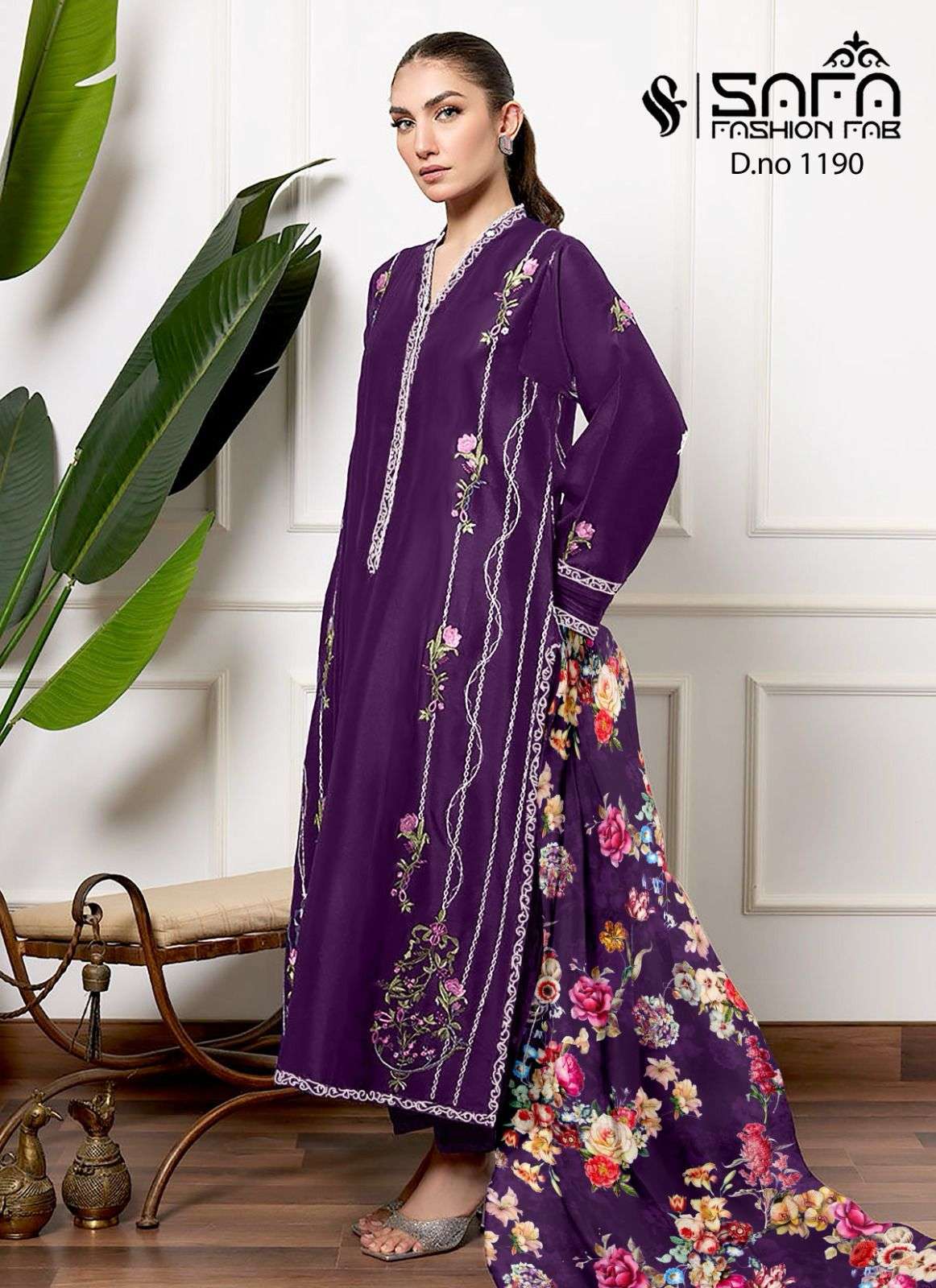 SAFA 1190 COLOURS BY SAFA FASHION FAB HEAVY GEORGETTE WORK READYMADE DRESSES