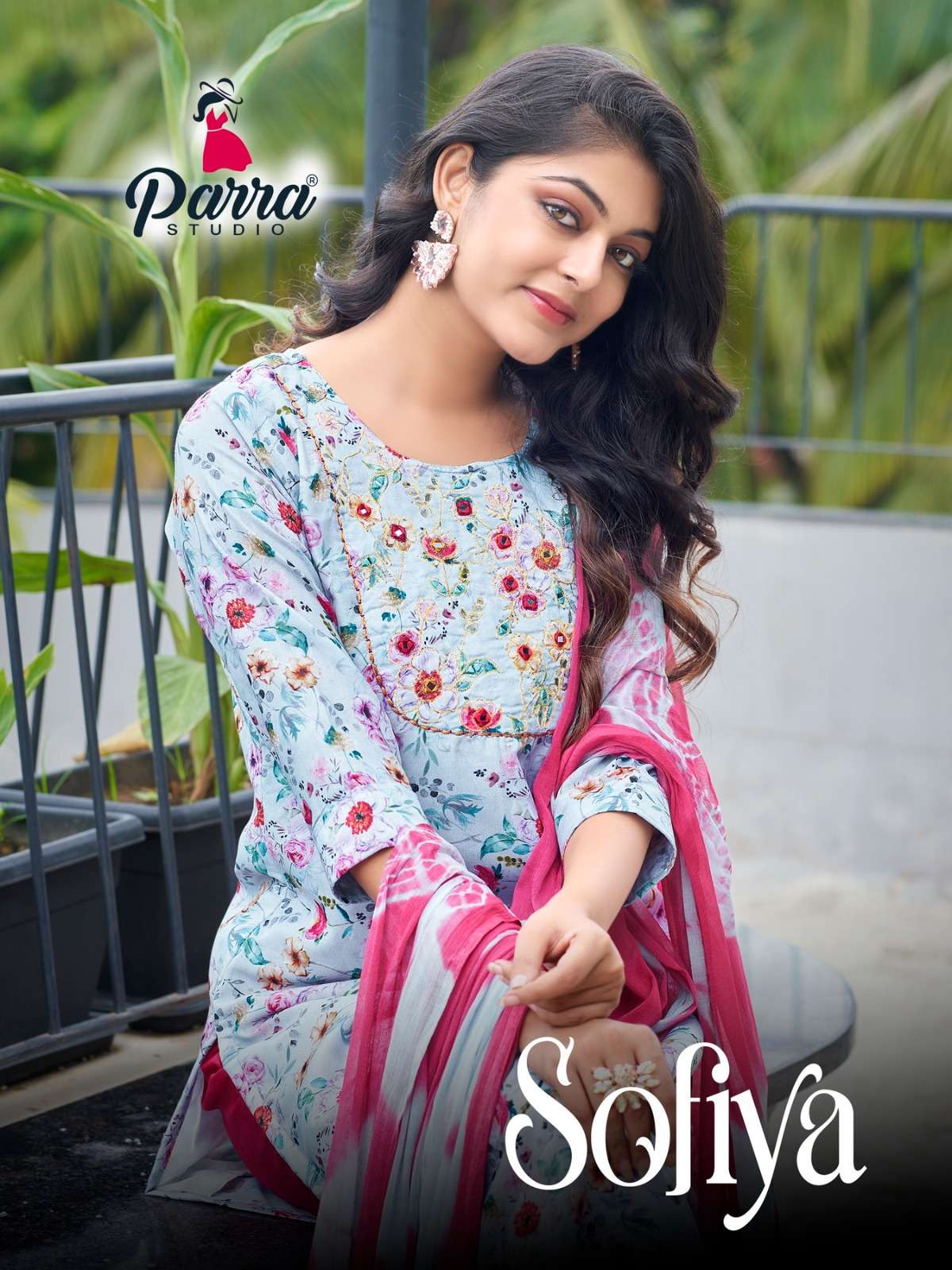 SOFIYA BY PARRA STUDIO 1001 TO 1007 SERIES MUSLIN PRINT MIRROR WORK READYMADE DRESSES