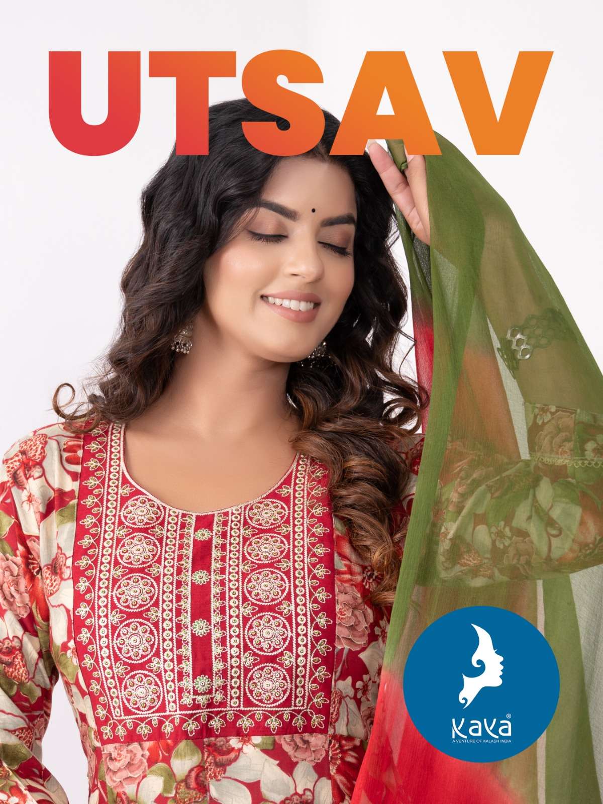 UTSAV BY KAYA 01 TO 08 SERIES RAYON FOIL PRINT WORK READYMADE DRESSES