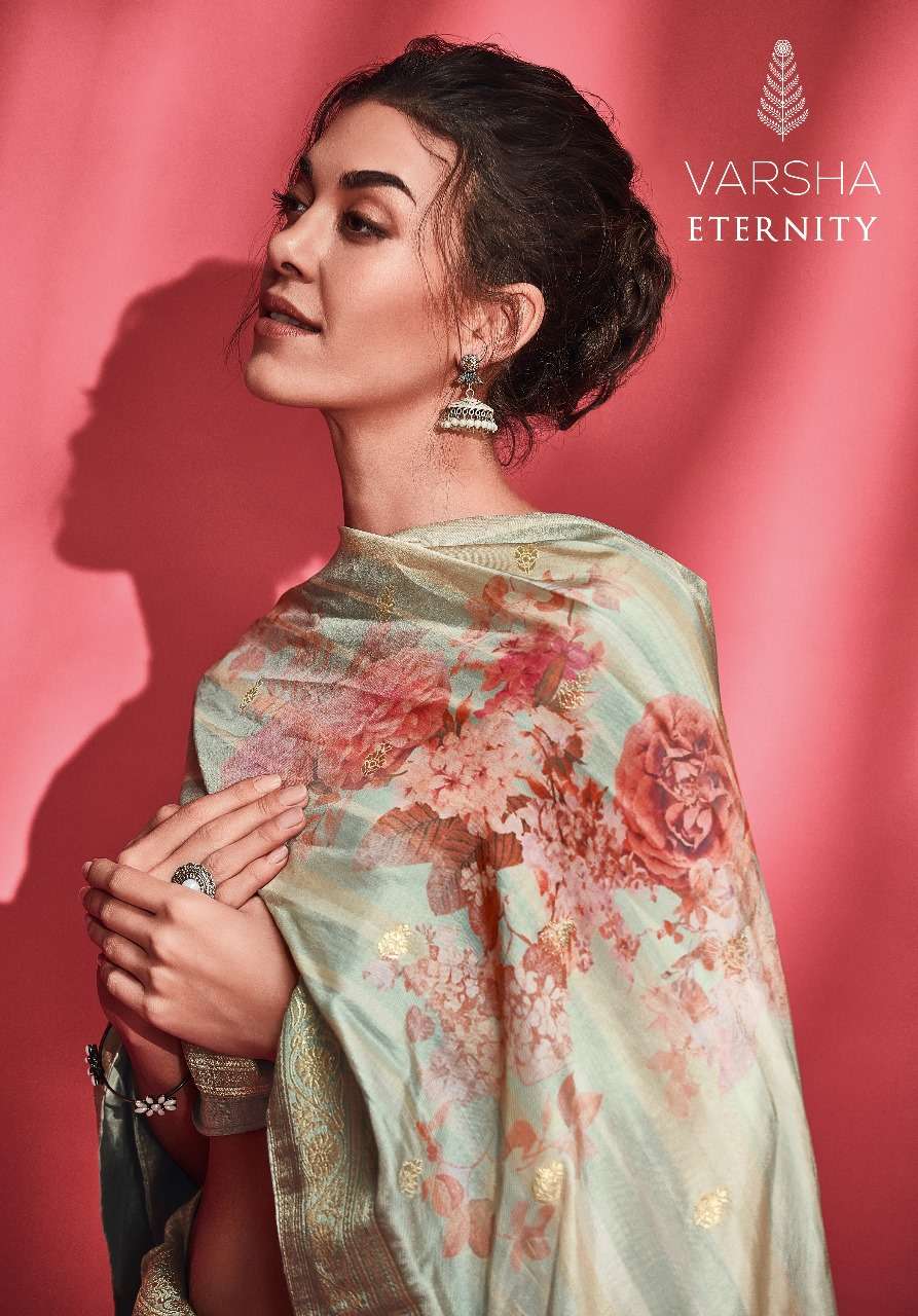 ETERNITY BY VARSHA 501 TO 503 SERIES VISCOSE WOVEN PRINT CASUAL WEAR SAREES