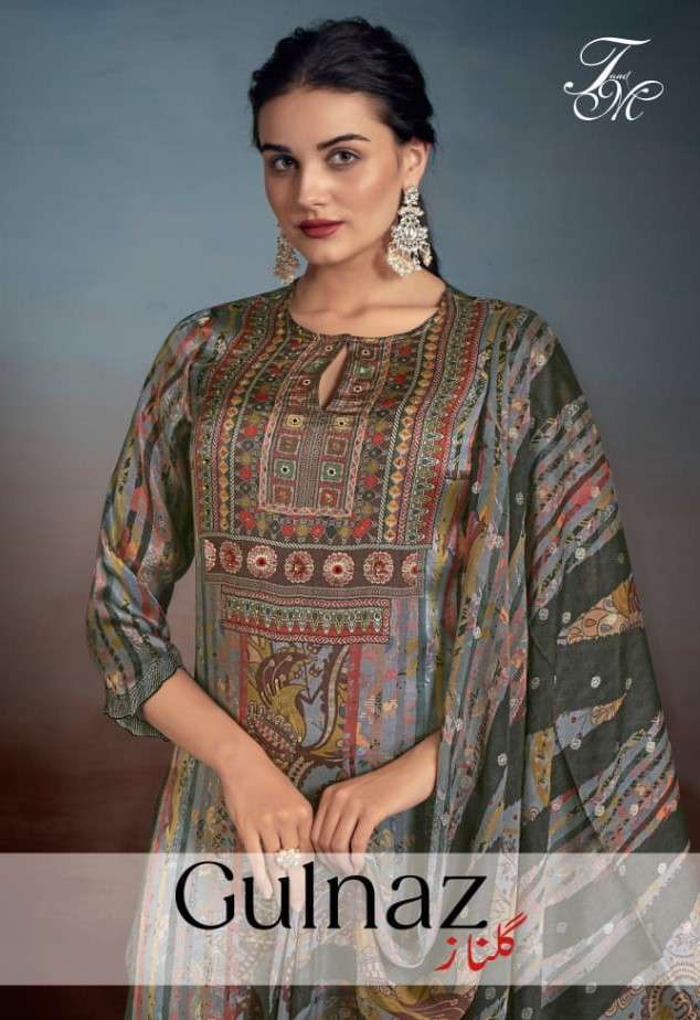 GULNAZ G4 07-A & G4 07-B SERIES BY T&M SILK PRINT EMBROIDERY WORK DRESSES