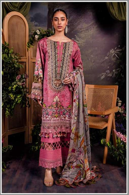 JADE TROPICAL PREMIUM BY AQSAWHOLESALE COTTON PRINT WORK ORIGINAL PAKISTANI DRESSES