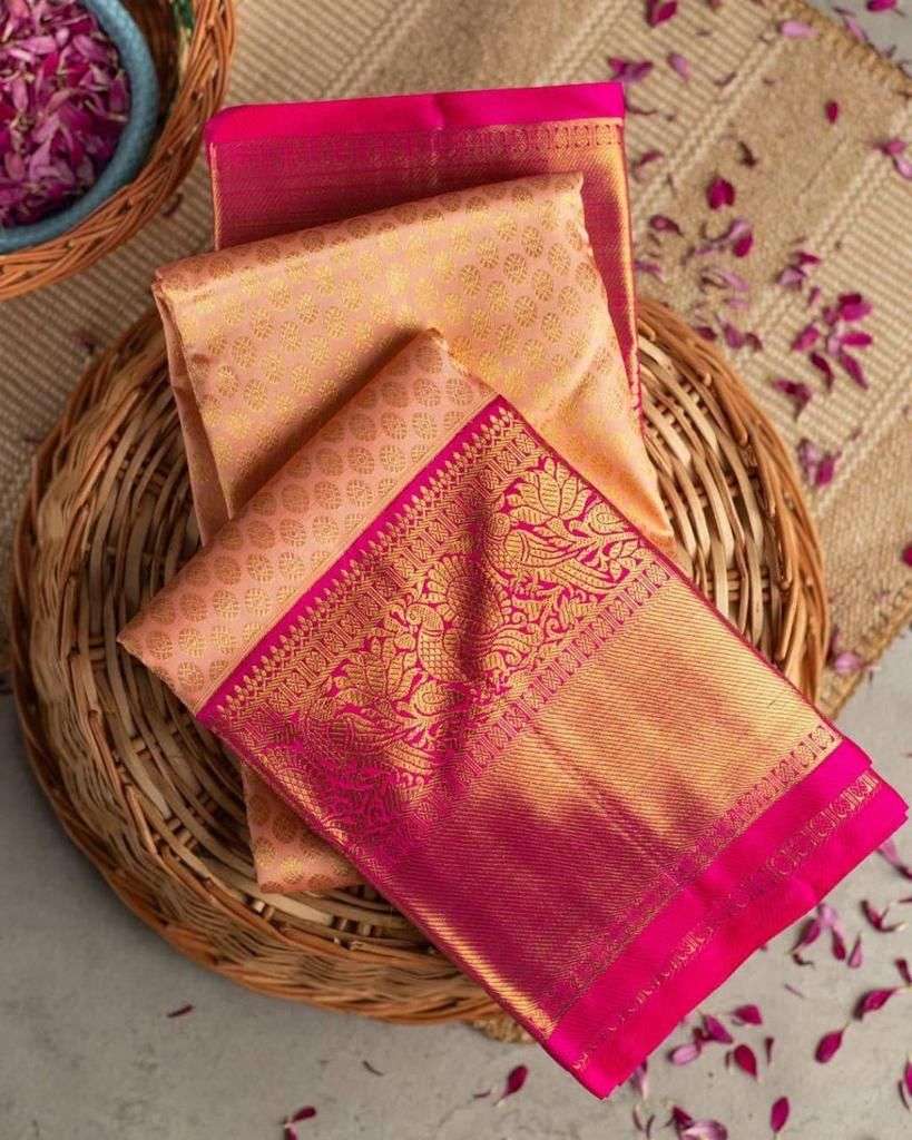 KT-12 HIT DESIGN BY AQSAWHOLESALE BANARASI SOFT SILK CASUAL SAREE