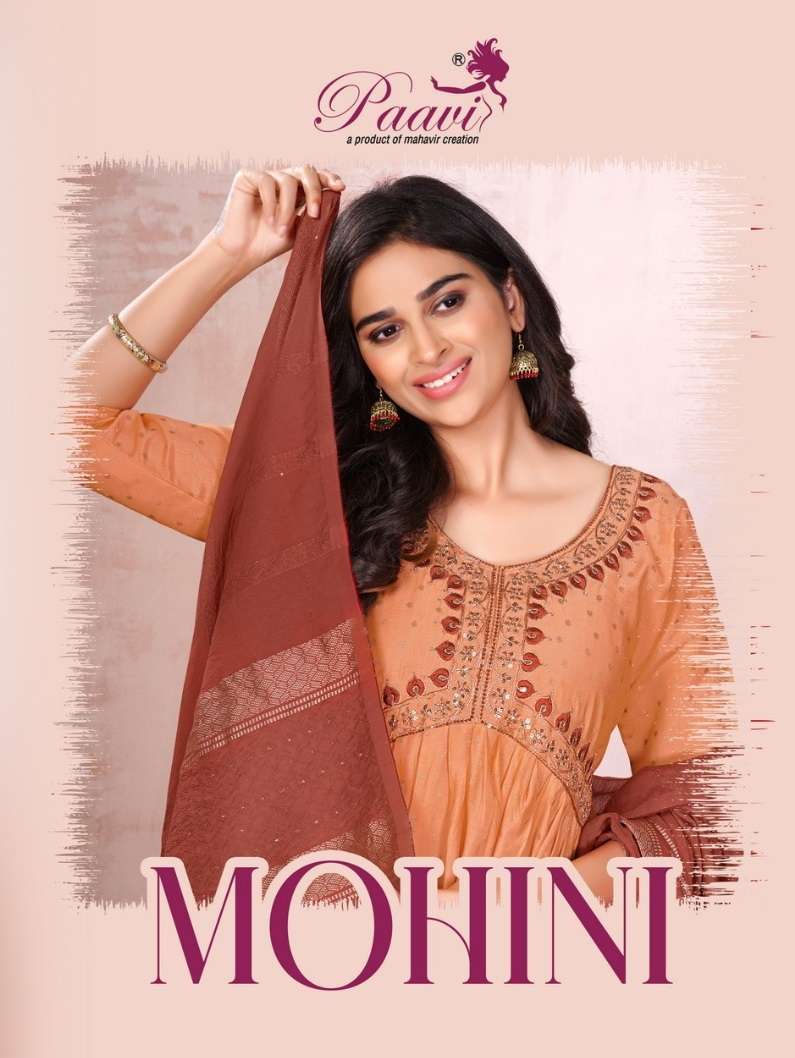 MOHINI BY PAAVI 2001 TO 2008 SERIES MODAL EMBROIDERY WORK READYMADE DRESSES