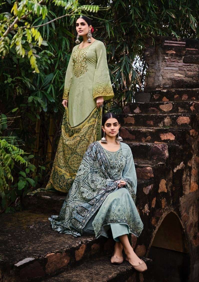 TAABIR BY FIDA 1001 TO 1006 SERIES ORIGINAL LAWN EMBROIDERY WORK DRESSES