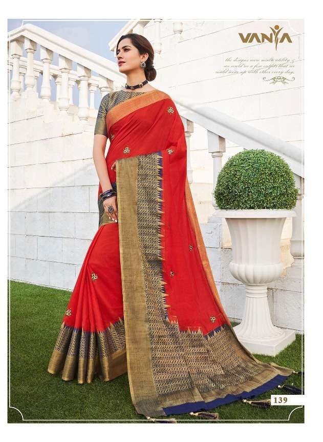 VANYA SILK BY VANYA 125 TO 3010 SERIES DESIGNER SILK WORK SAREES