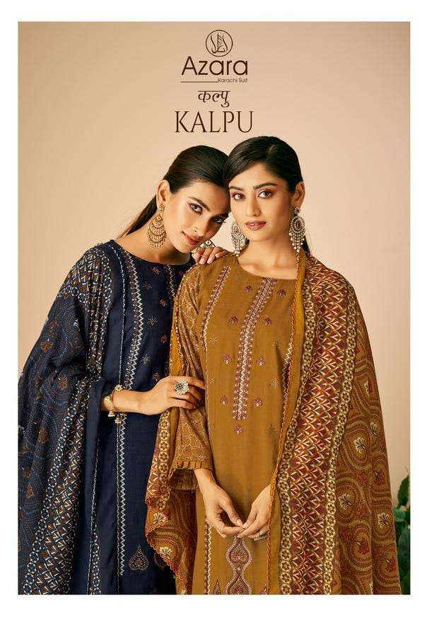 AZARA KALPU BY RADHIKA FASHION 59001 TO 59008 SERIES RAYON COTTON WORK DRESSES