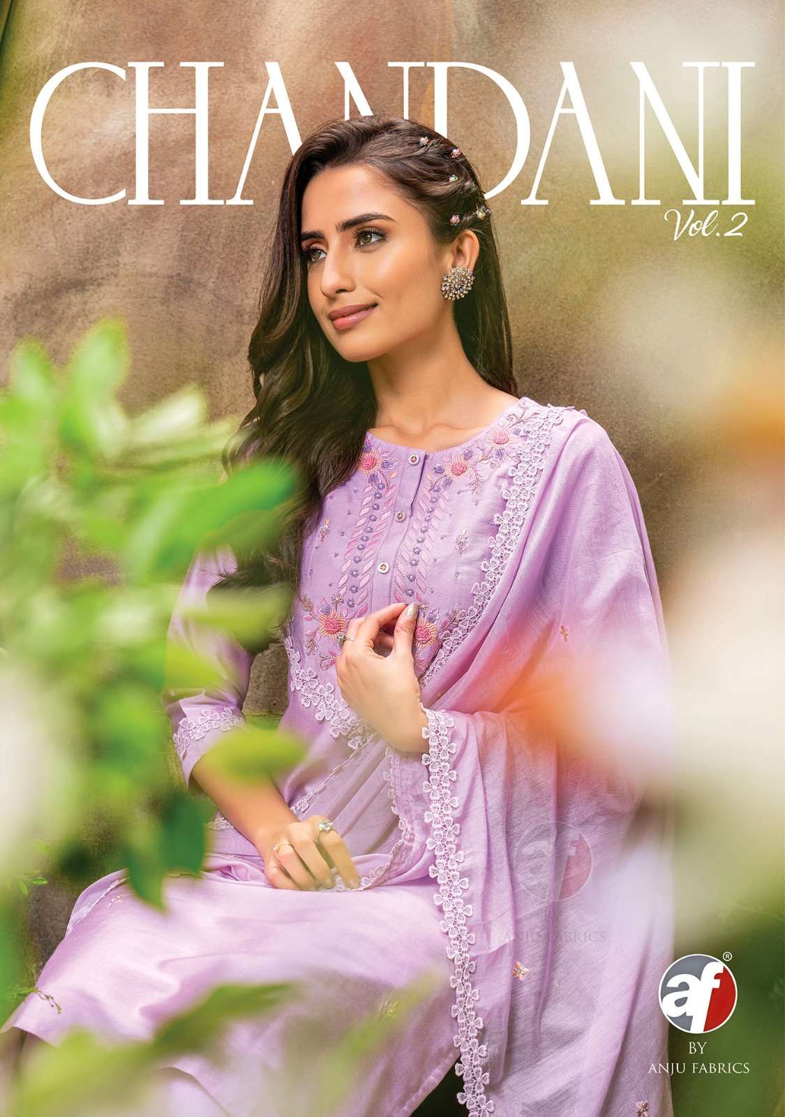 CHANDANI VOL-2 BY ANJU FABRICS 3171 TO 3176 SERIES VISCOSE NYLON WORK READYMADE DRESSES