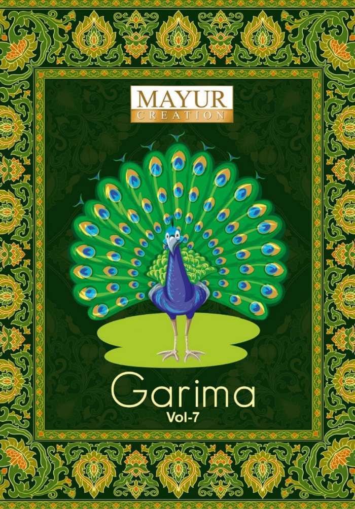 GARIMA VOL-7 BY MAYUR CREATION 7001 TO 7010 SERIES PURE COTTON PRINT DRESSES