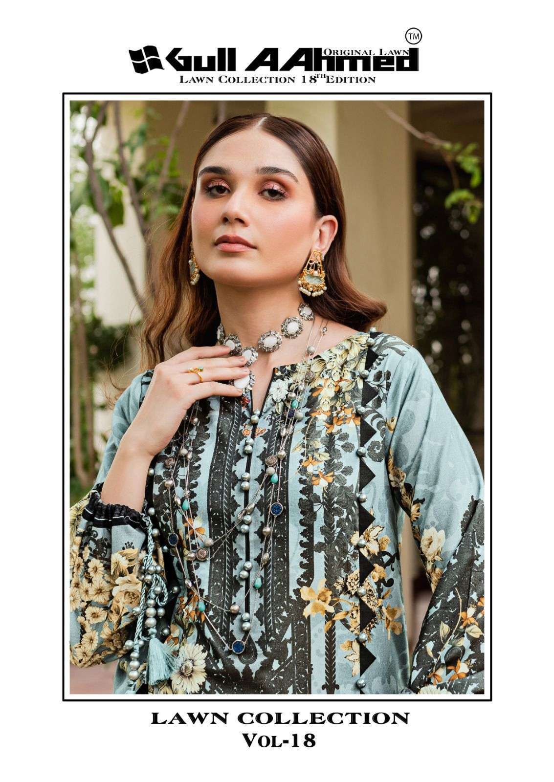 GULL AAHMAD LAWN COLLECTION VOL-18 167 TO 172 SERIES PURE LAWN COTTON PRINT DRESSES