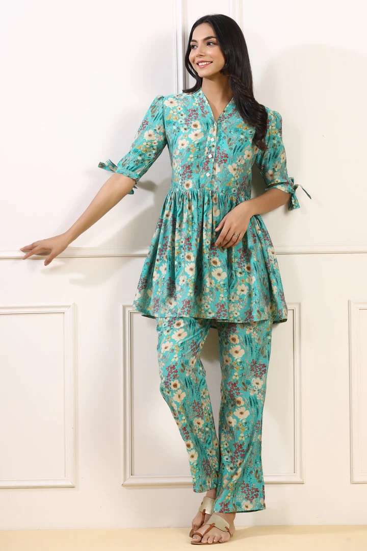 JISORA VOL-2 BY AQSAWHOLESALE PURE COTTON DIGITAL PRINT CO-ORD SET