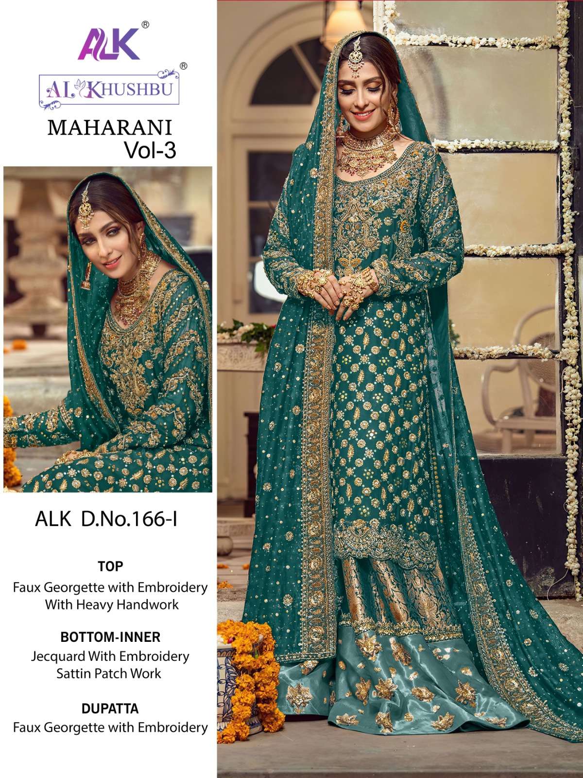 MAHARANI 166 COLOURS BY MEHBOOB TEX FAUX GEORGETTE HEAVY WORK PAKISTANI DRESSES