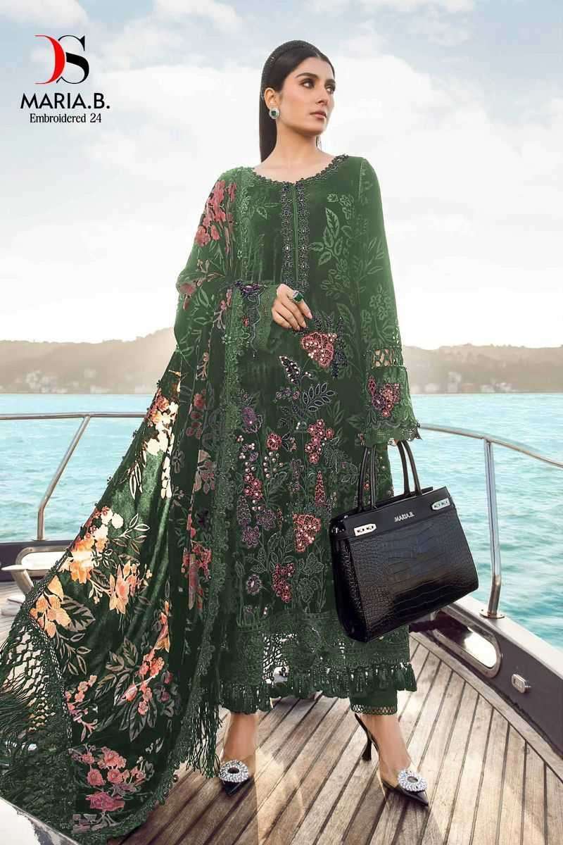 MARIA.B. 3354-A TO 3354-D SERIES BY DEEPSY SUITS RAYON COTTON WORK PAKISTANI DRESSES