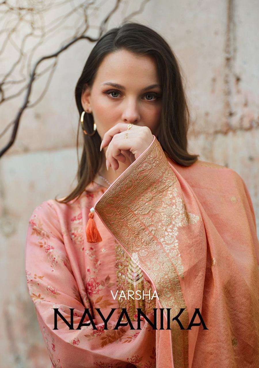 NAYAVIKA BY VARSHA 71 TO 74 SERIES VISCOSE PRINT EMBROIDERY WORK DRESSES