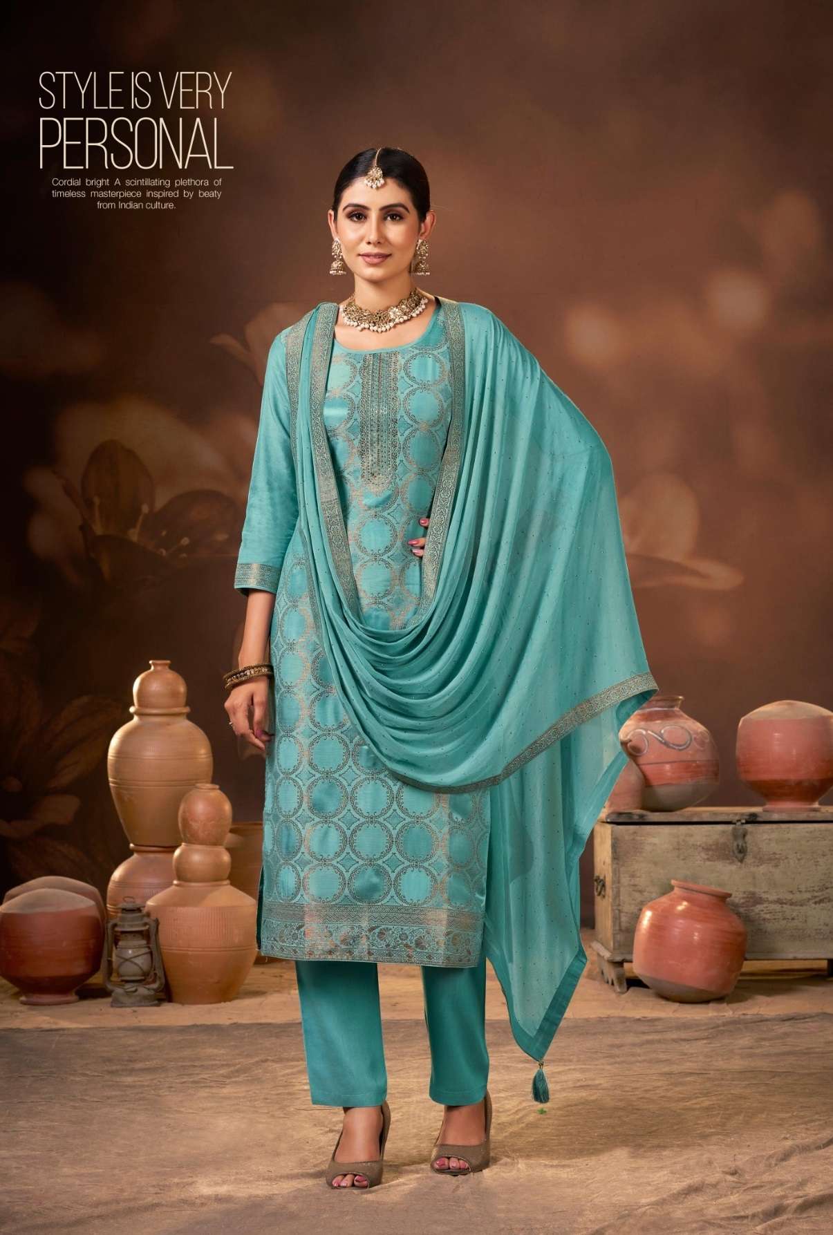 PAYAL VOL-3 BY TRIPLE A 11361 TO 11366 SERIES PURE MUSLIN HEAVY WORK DRESSES