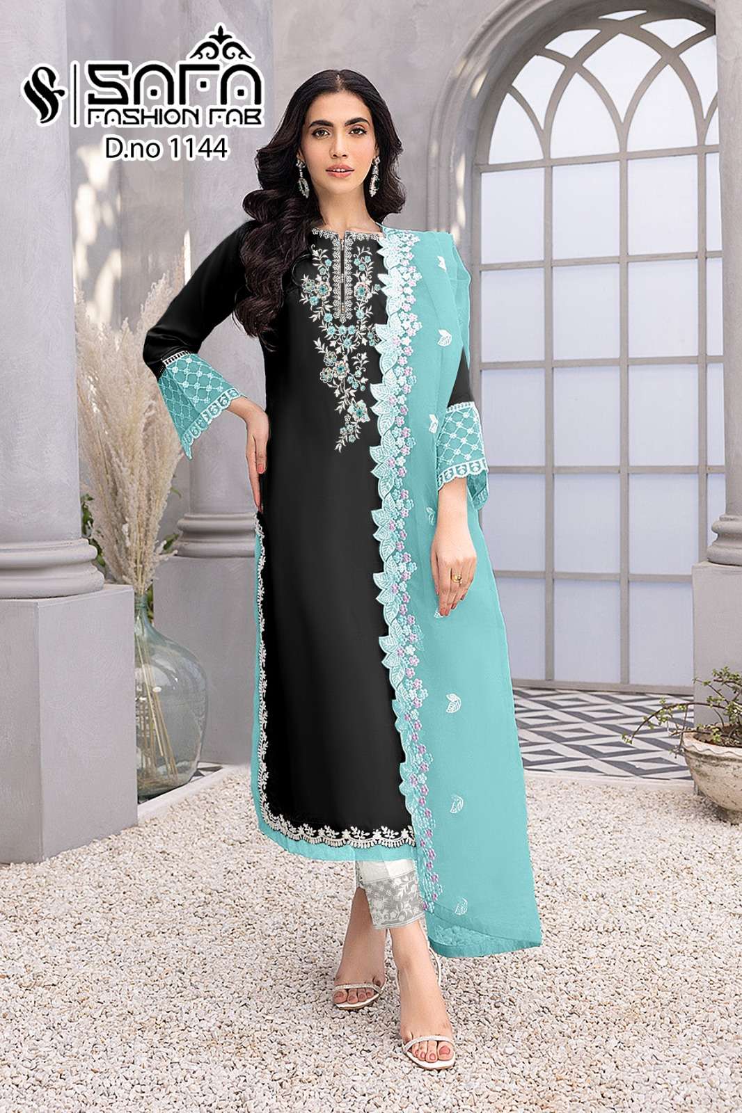 SAFA 1144 COLOURS BY SAFA FASHION FAB HEAVY GEORGETTE WORK READYMADE DRESSES