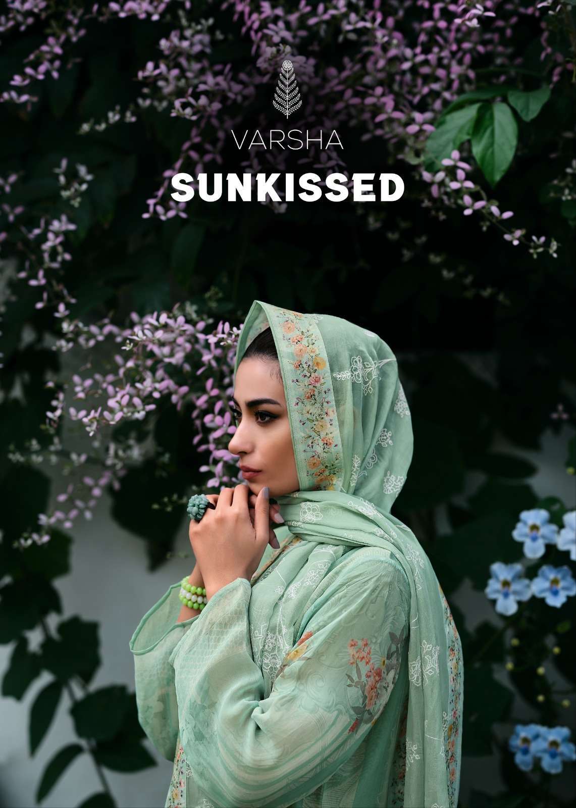 SUNKISSED BY VARSHA 01 TO 04 SERIES VISCOSE ORGANZA PRINT WORK PAKISTANI DRESSES