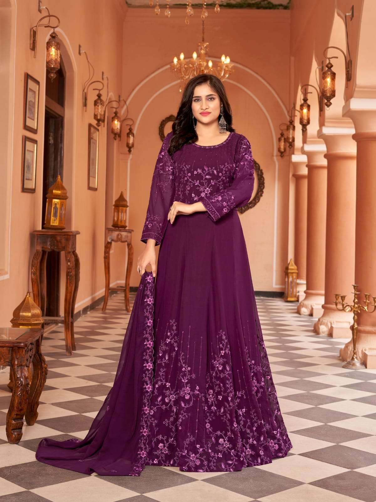 Find Heavy work Gowns, free shipping, in bulk order discount available by  Mayukh Online Store. near me | Amta, Howrah, West Bengal | Anar B2B  Business App