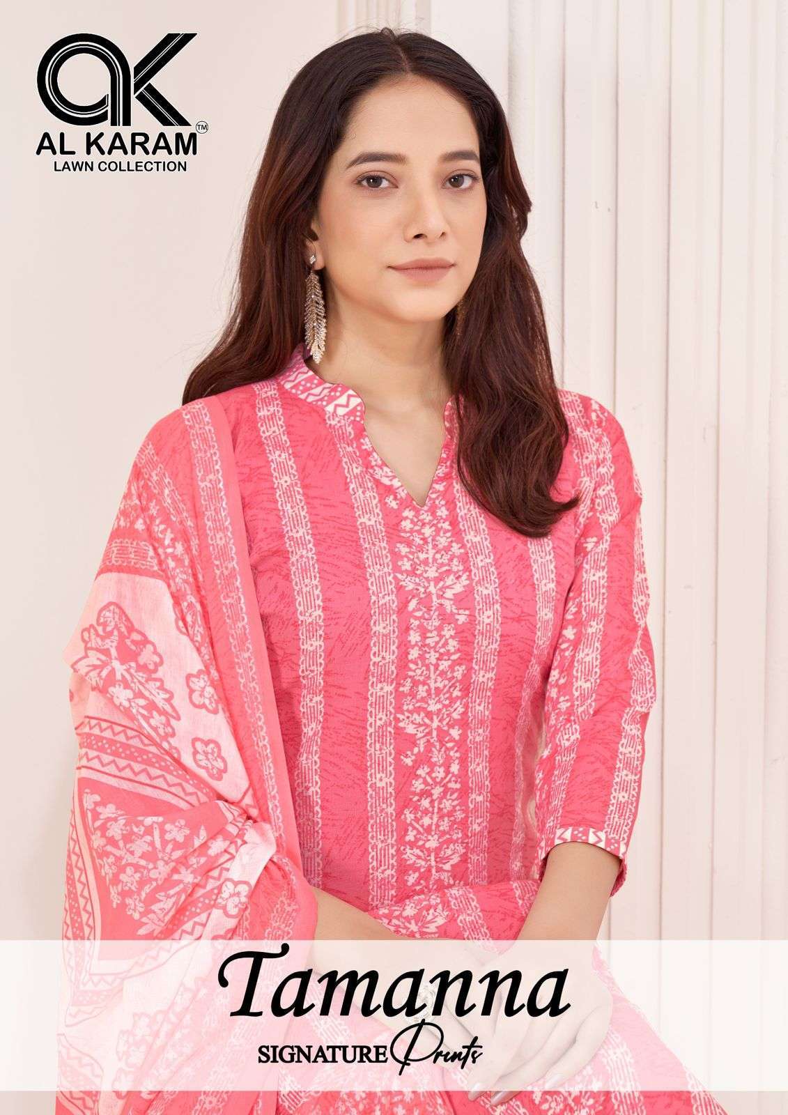 TAMANNA BY AL KARAM 1001 TO 1010 SERIES PURE SOFT COTTON PRINT DRESSES