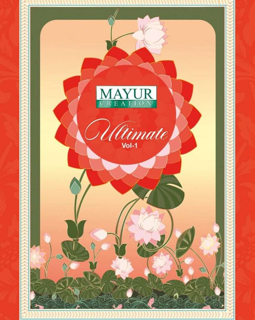 ULTIMATE VOL-1 B MAYUR CREATION 1001 TO 1010 SERIES PURE COTTON PRINT DRESSES