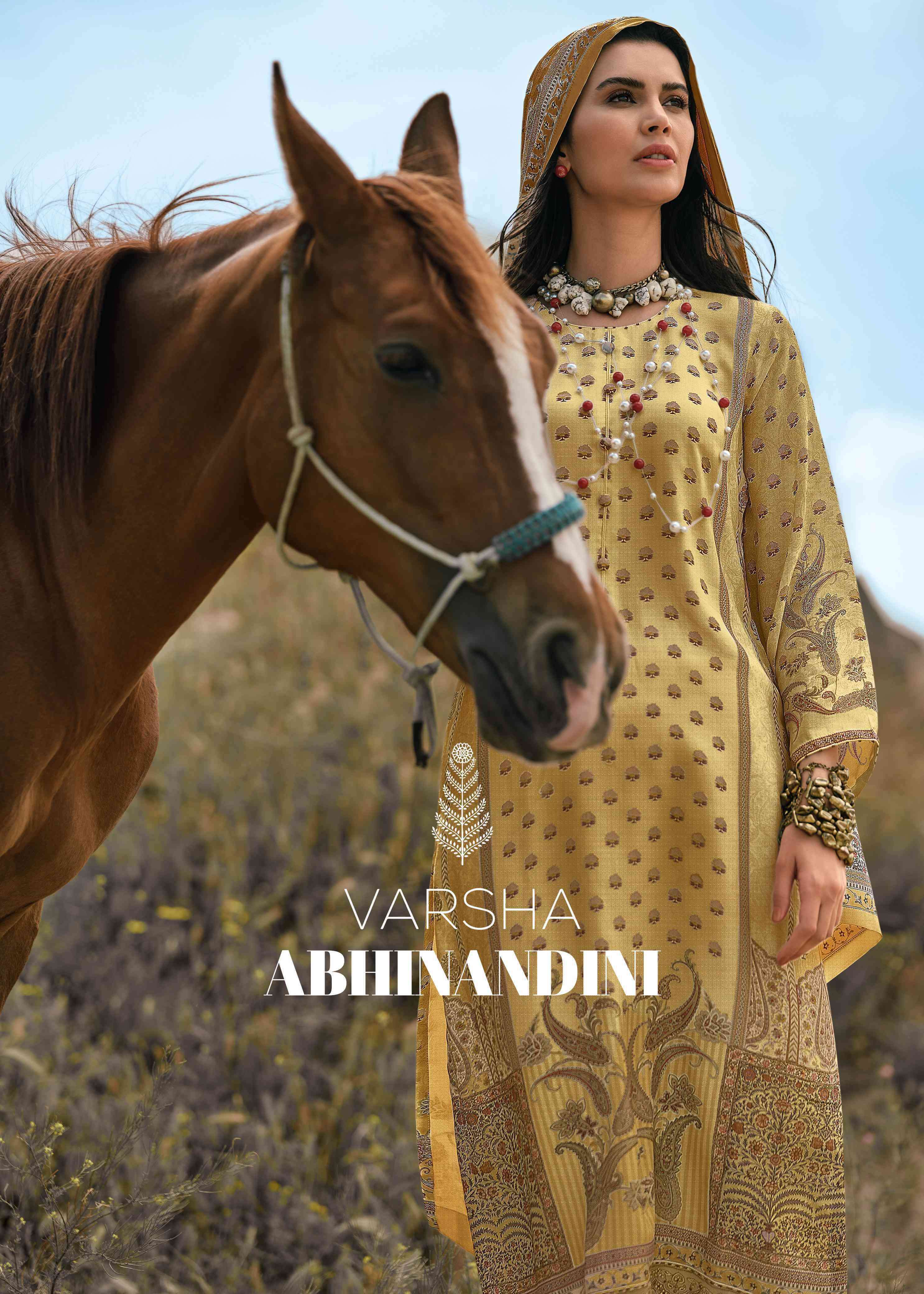 ABHINANDINI BY VARSHA 01 TO 04 SERIES SHIMMER HEAVY WORK DRESSES