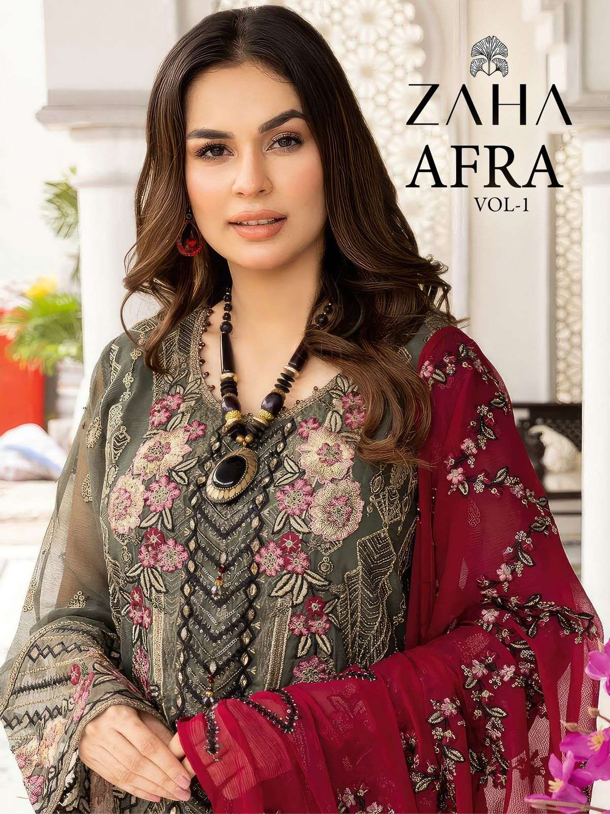 AFRA VOL-1 BY ZAHA 10284 TO 10286 SERIES GEORGETTE HEAVY EMBROIDERY WORK DRESSES