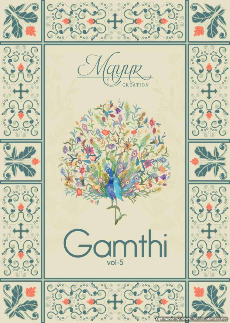 GAMTHI VOL-5 BY MAYUR CREATION 5001 TO 5010 SERIES PURE COTTON PRINT DRESSES