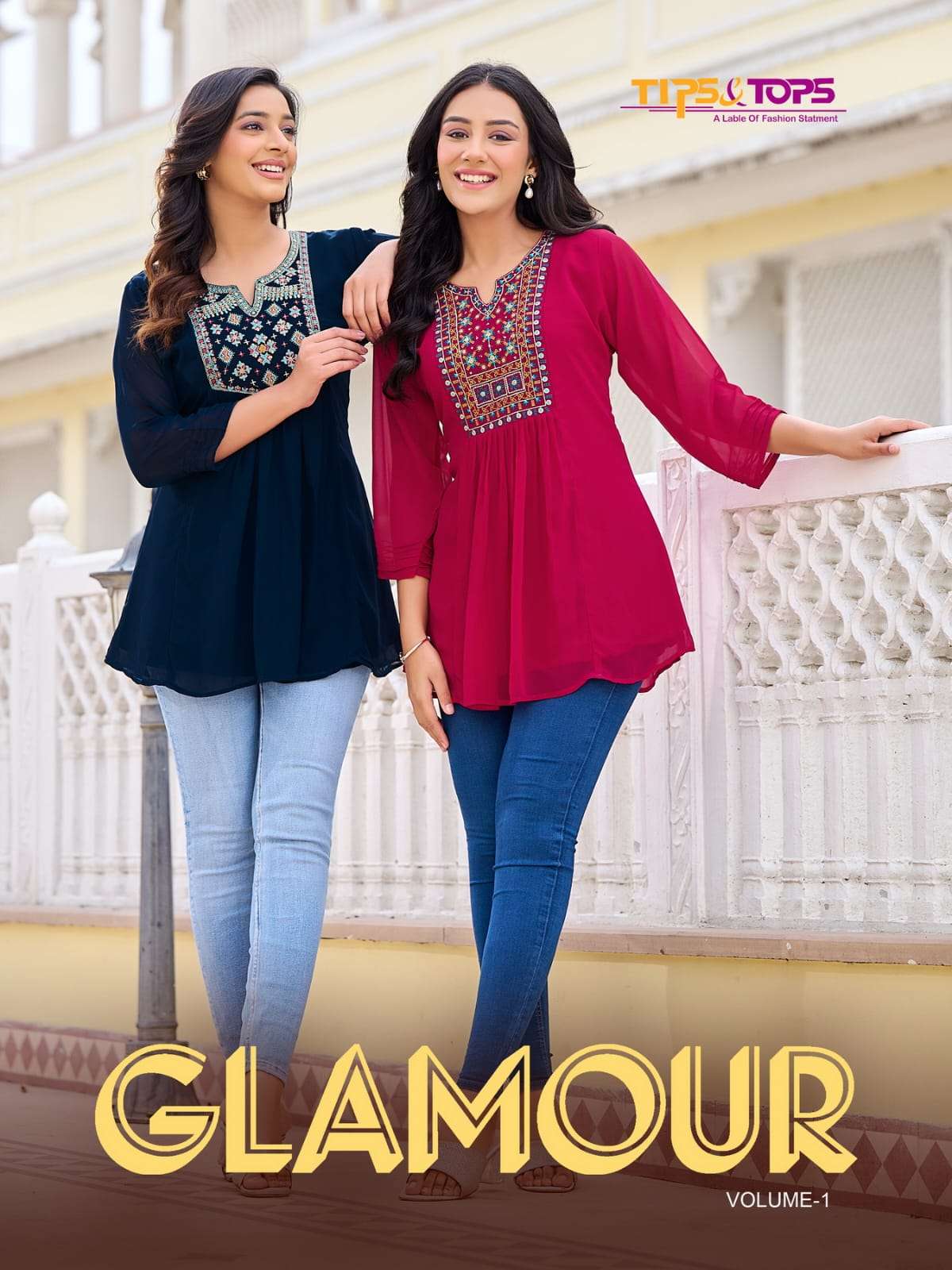 GLAMOUR BY TIPS & TOPS 101 TO 106 SERIES HEAVY RAYON WORK TOPS