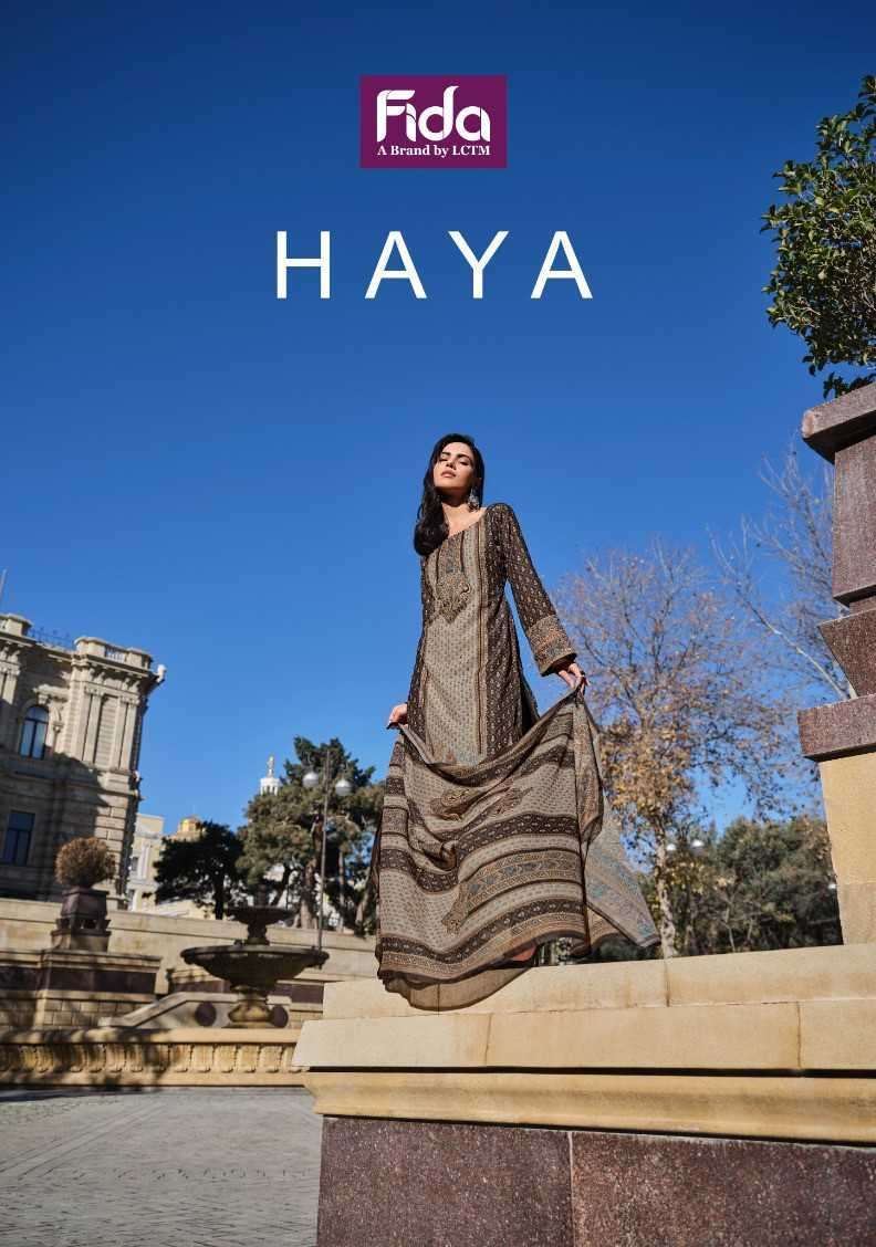 HAYA BY FIDA 1001 TO 1006 SERIES VOILE COTTON PRINT WORK DRESSES