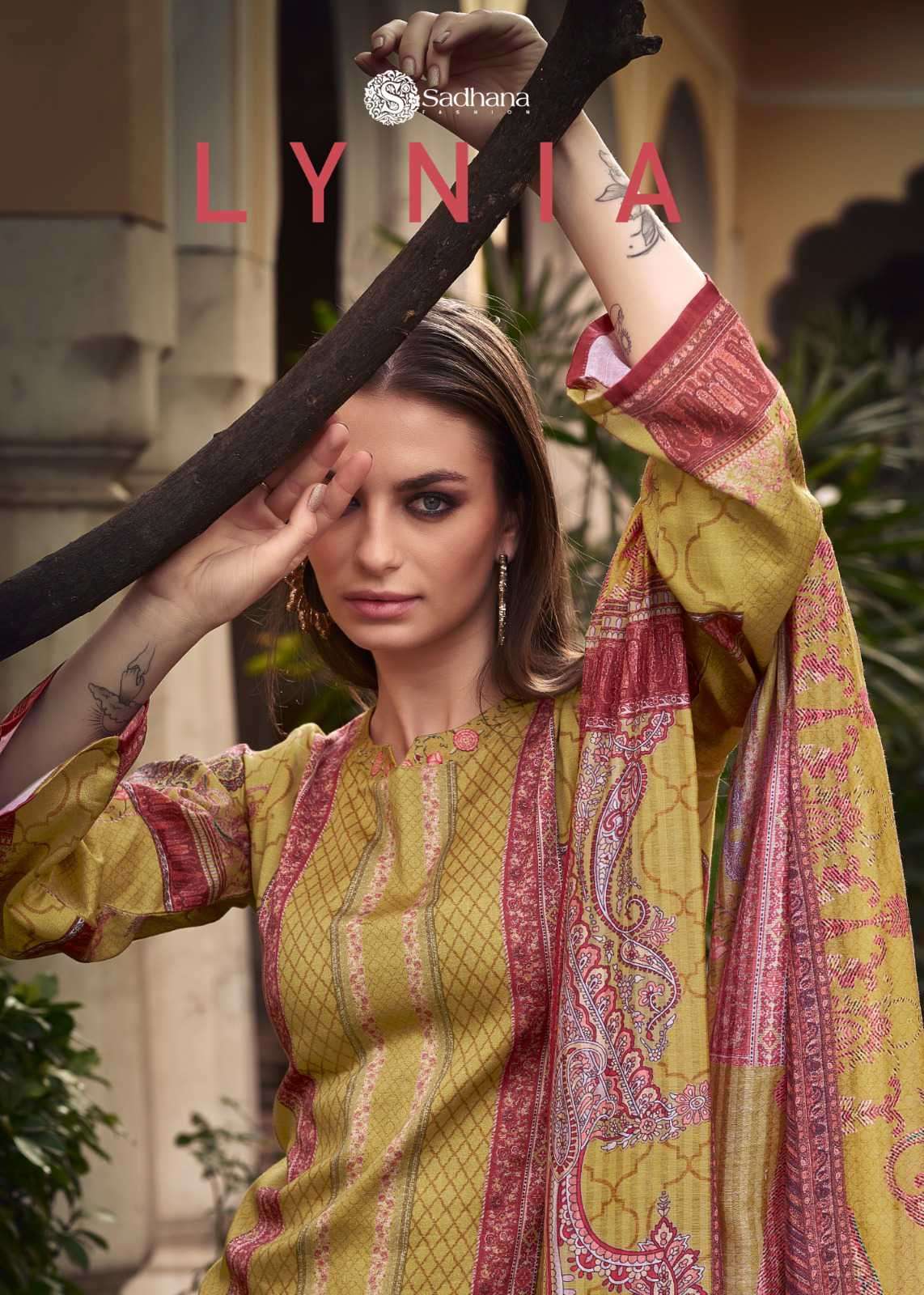 LYNIA BY SADHANA FASHION 10087 TO 10092 SERIES JAAM COTTON PRINT WORK DRESSES