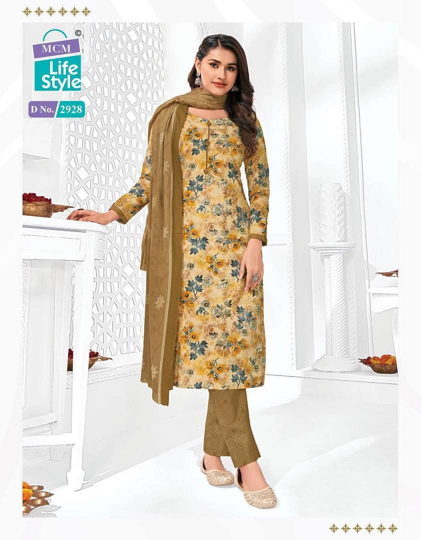 PRIYALAKSHMI VOL-29 BY MCM LIFESTYLE 2907 TO 2933 SERIES COTTON PRINT READYMADE DRESSES