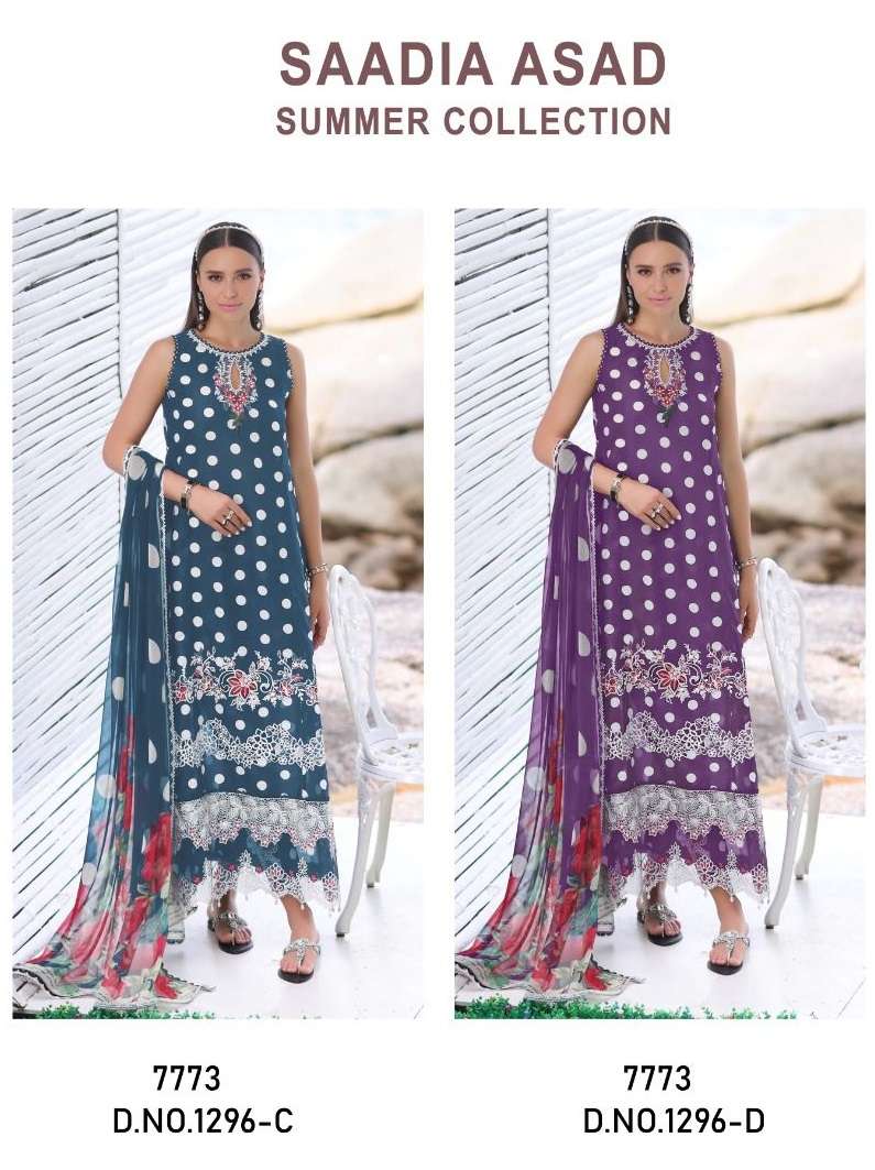 SAADIA ASAD SUMMER COLLECTION BY MEHBOOB TEX PURE COTTON PRINT PAKISTANI DRESSES